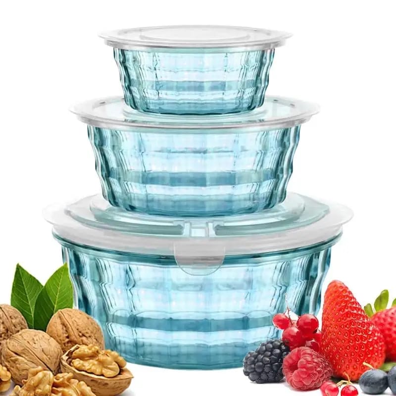 Bols - 3 pèces - Transparent