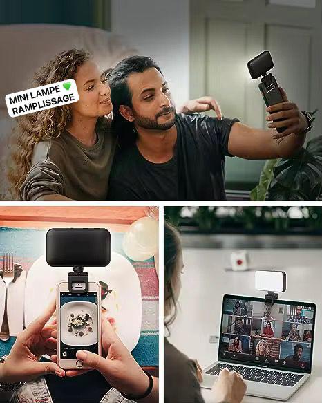 Mini Lampe Remplissage - Adapter pour Téléphone, ordinateur et autres