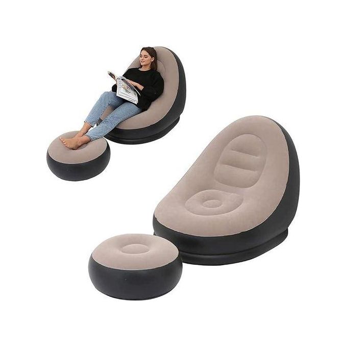 Fauteuil gonflable - avec pose pied