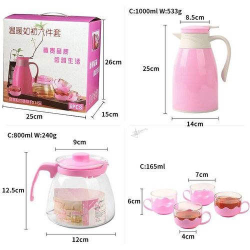 Termous café - Tache en verre - 6pcs